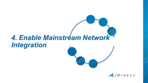 Enabling Mainstream Network Integration HTS/DVB-S2X Platforms