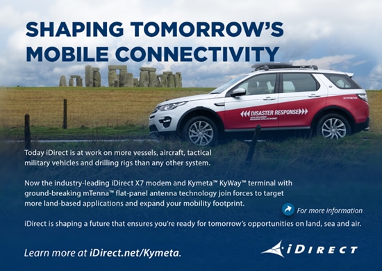 Kymeta & iDirect Offer Enticing Possibilities for Mobility Markets