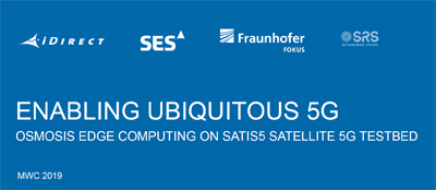 Enabling Ubiquitous 5G - OSMOSIS Edge Computing on SATis5 Satellite 5G Testbed