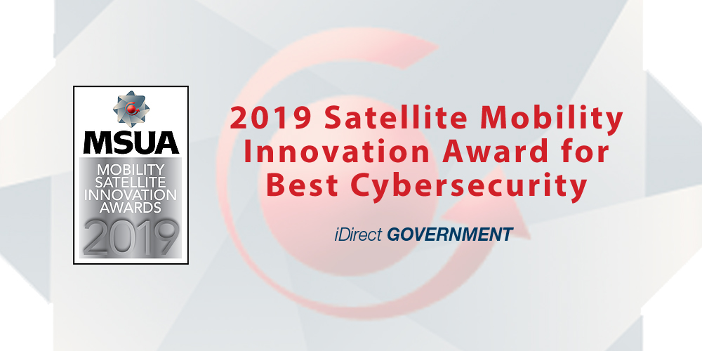 iDirect Government 2019 MSUA Top Cyber Security Award