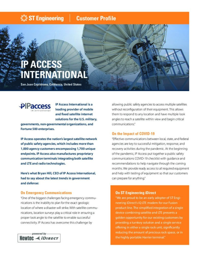 Iq Lte Series St Engineering Idirect