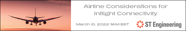 Airline Considerations for Inflight Connectivity