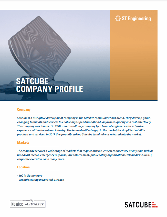 Satcube Company Profile