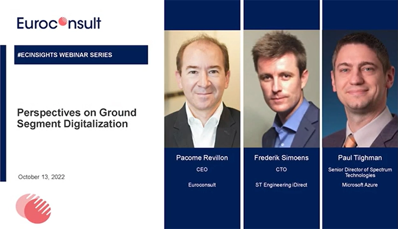 Euroconsult's Perspectives on Ground Segment Digitalization Webinar