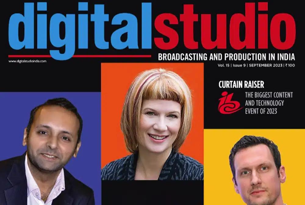Digital studio magazine cover
