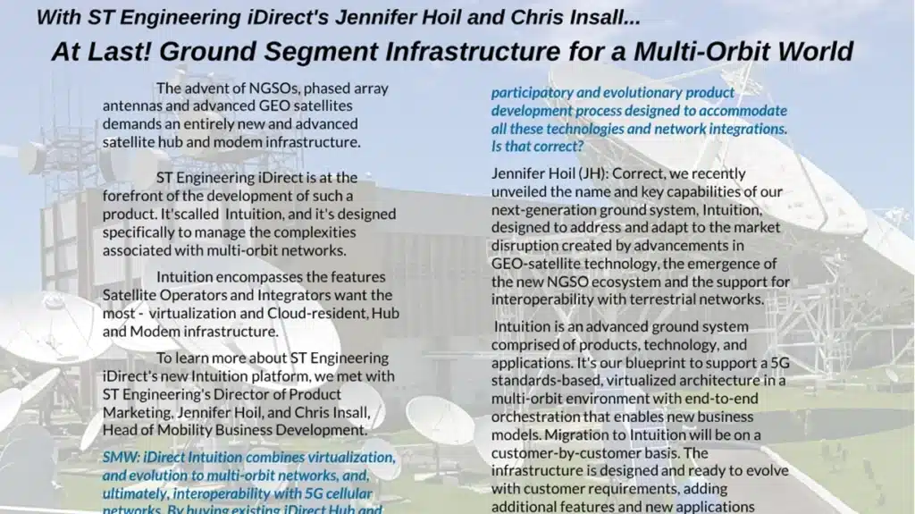 Ground Segment Infrastructure for a Multi-Orbit World