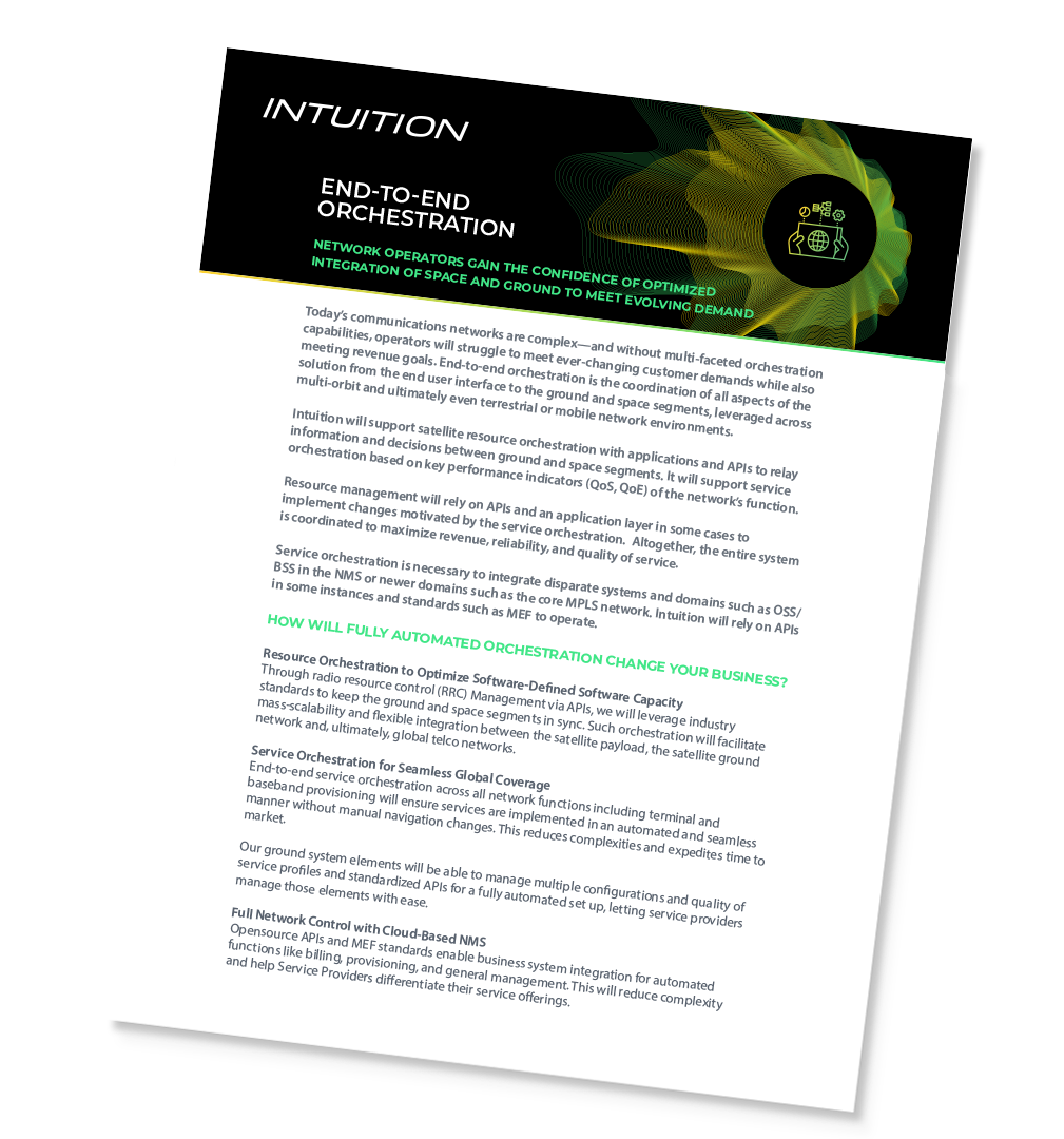 Orchestration Capability Brief