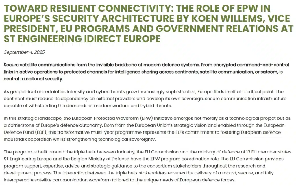 Europe’s Security Architecture