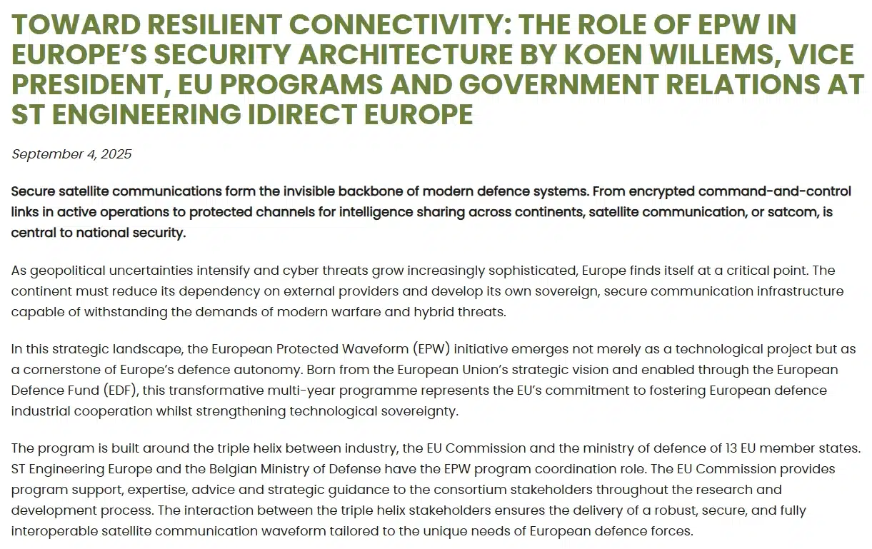 Europe’s Security Architecture