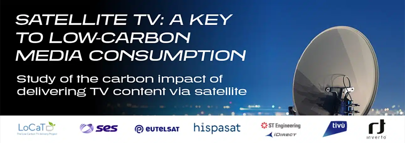 Satellite TV carbon footprint