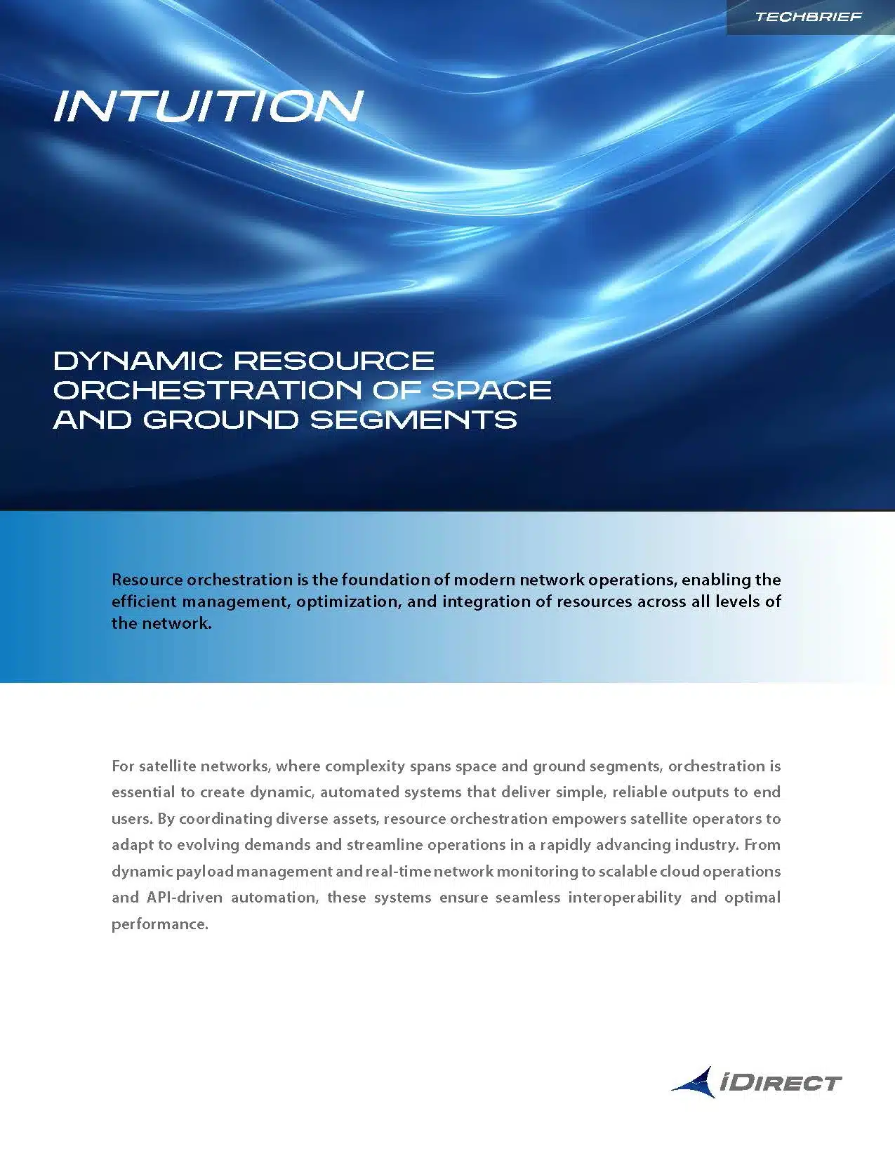 Resource Orchestration Tech Brief