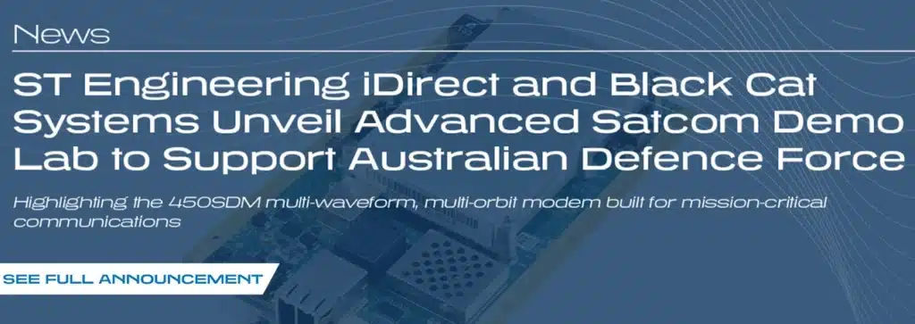 Advanced SATCOM solutions for Australian Defence Force