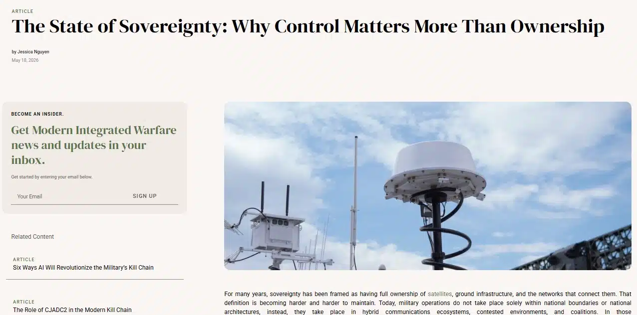 The State of Sovereignty: Why Control Matters More Than Ownership